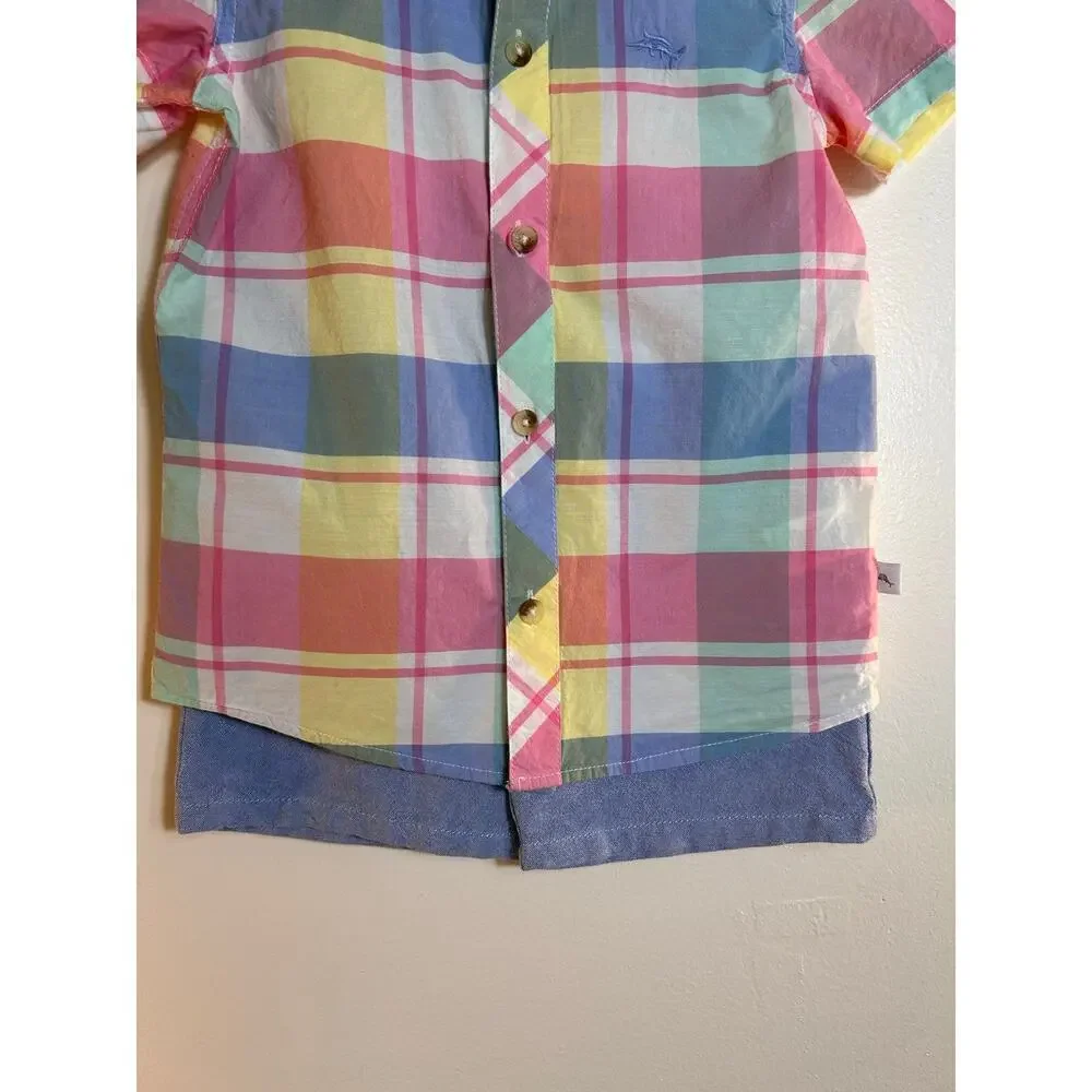 TOMMY BAHAMA Boy’s 3-Piece Short Outfit with Bow Tie / Size: 3T